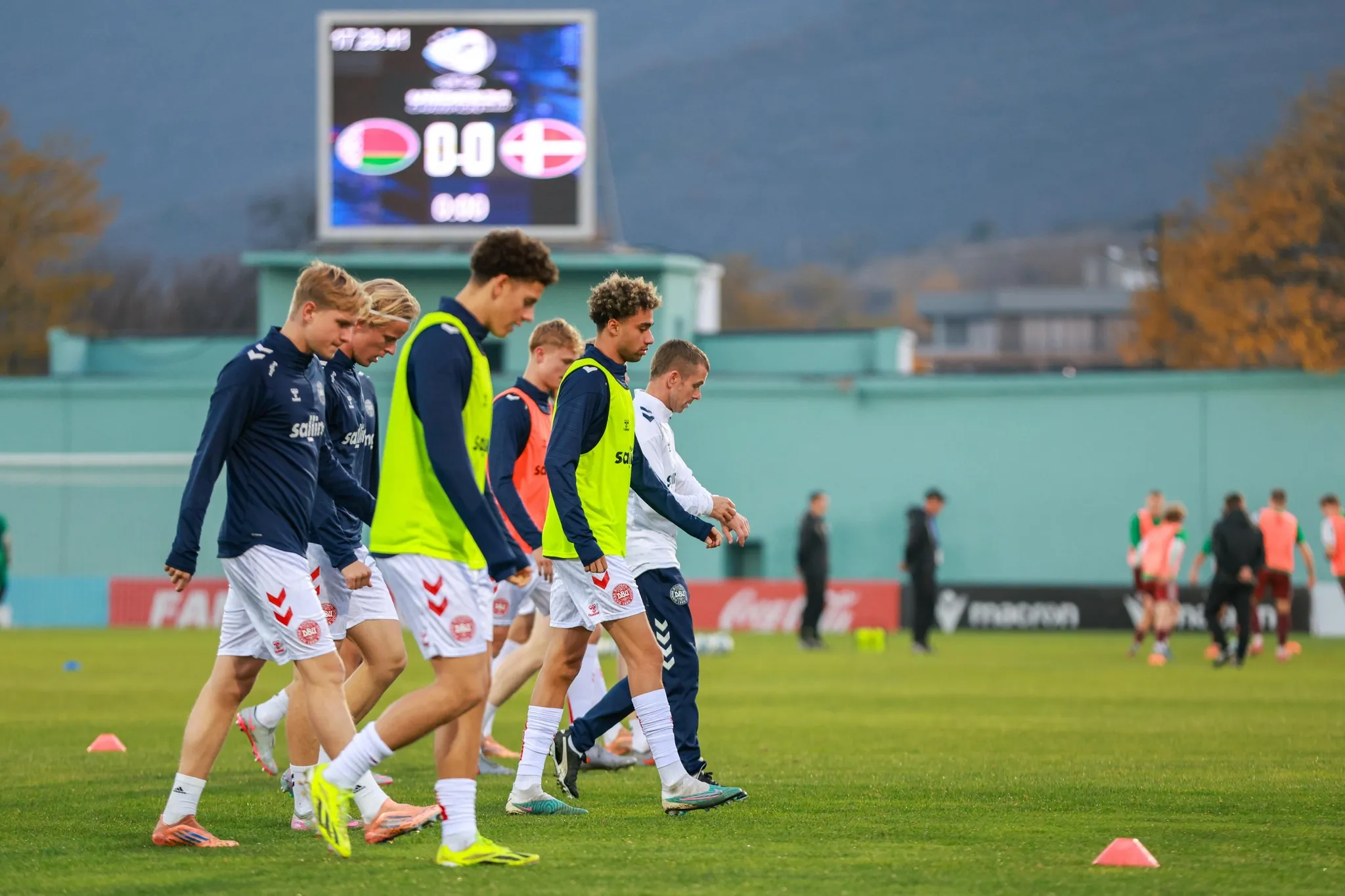 Youth football match in Georgia